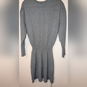 Saodimallsu Long Sleeve Sweater Dress Cream Size Small NWT